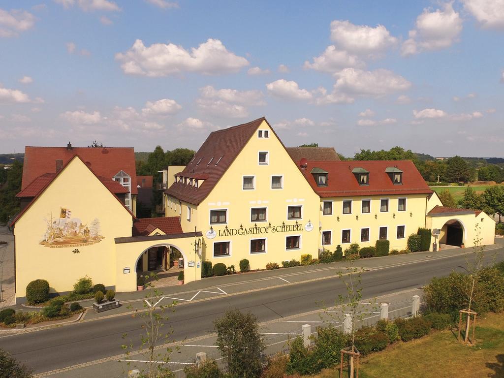 Landgasthof Scheubel Gremsdorf Bagian luar foto